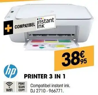 Electro Depot Hp printer 3 in 1 dj 2710 aanbieding