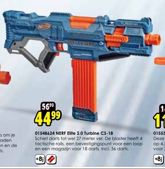 ToyChamp 01548624 NERF Elite 2.0 Turbine CS-18 aanbieding