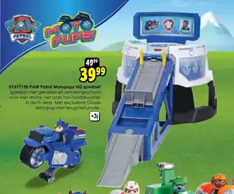 01577150 PAW Patrol Motopups HQ speelset