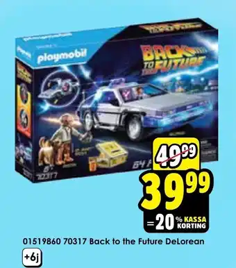 ToyChamp 01519860 70317 Back to the Future DeLorean aanbieding