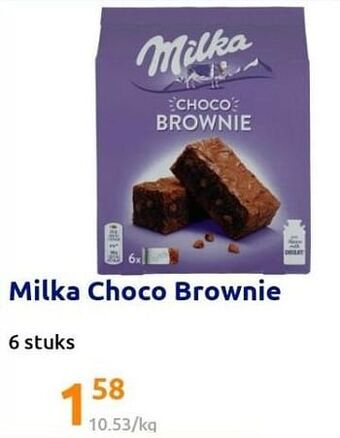 Action Milka choco brownie aanbieding