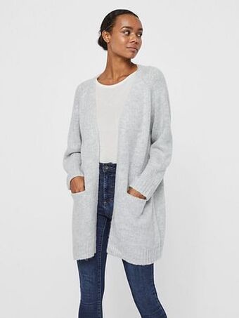 Berca Shoes Vero Moda Trui Vero Moda Lange Trui Noma - Grijs aanbieding