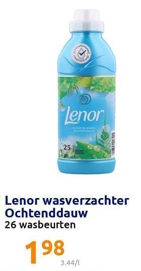 Action Lenor wasverzachter ochtenddauw aanbieding
