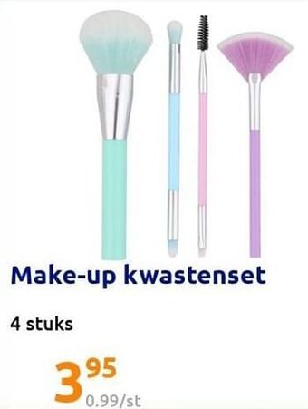 Action Make-up kwastenset aanbieding