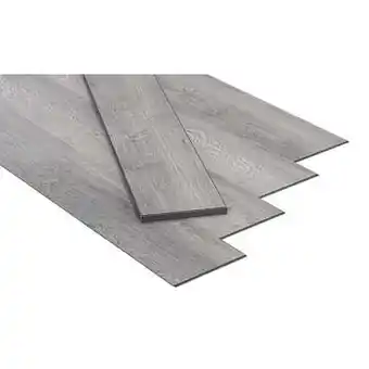 Leen Bakker PVC-vloer Senso Clic 55 Premium - Cleveland Grey - Leen Bakker aanbieding