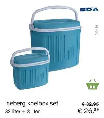 Multi bazar Iceberg koelbox set aanbieding