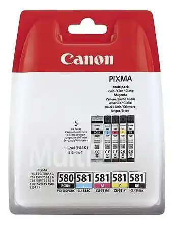 Canon Inktpatroon Multi PGI-580/CLI581