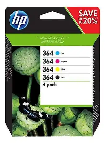 Dreamland HP 2 inktpatronen 364 Combo pack: Black + Tri-Colour aanbieding