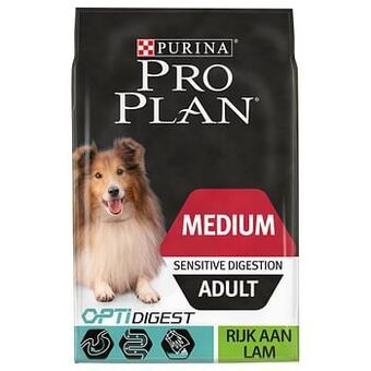 Zooplus 14kg Medium Adult Optidigest Lam & Rijst Pro Plan Hondenvoer aanbieding