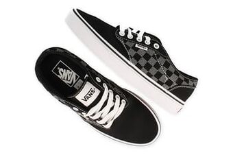 Berca Shoes Vans Sneaker Laag Heren Mn Atwood Checker Bot Black - Zwart aanbieding