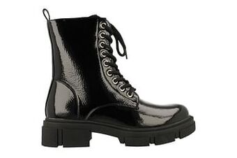 Berca Shoes Mode-Mania Bottine Dames Trend Bikerboot - Zwart aanbieding
