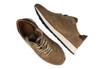 Berca Shoes Dozo Veterschoen Heren - Beige aanbieding