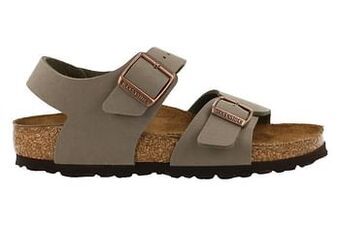 Berca Shoes Birkenstock Sandaal Jongens New York Stone - Taupe aanbieding