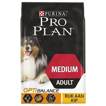 Zooplus 7kg Medium Adult Optibalance Kip & Rijst Pro Plan Hondenvoer aanbieding