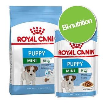Gemengd pakket: Royal Canin Mini droog- & natvoer - Adult 8+ (8 kg) + Adult (12 x 85 g)