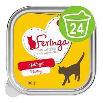 24x100g Kuipje Konijn & Kalkoen Feringa Kattenvoer
