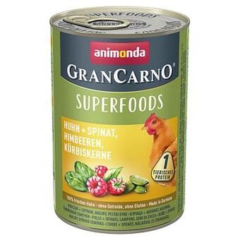 6x400g Adult Superfoods Rund + Rode Bieten, Bramen, Paardenbloem Animonda GranCarno Hondenvoer