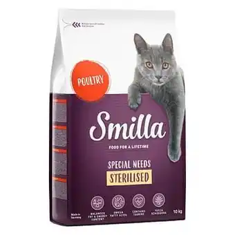 2x4kg Adult Sterilised Smilla Kattenvoer