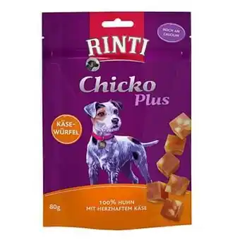 Zooplus 225g Rinti Chicko Plus Kaasblokjes Hondensnacks aanbieding