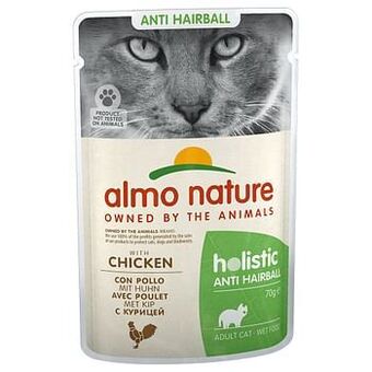 6x70g Anti Hairball Kip & Rund Almo Nature Holistic Kattenvoer