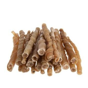 500g Kauwrollen gedraaid (runderhuid), 12,5 cm 100 stuks zooplus Exclusive Hondensnacks