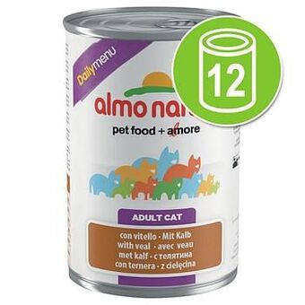 Zooplus 12x400g Rund Almo Nature Daily Menu Kattenvoer aanbieding
