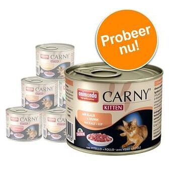 Gemengd pakket Animonda Carny Kitten 12 x 200 g - 12 x 200g animonda Carny Kitten Mix