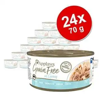 24x70g Grainfree in Gravy Rund Applaws Kattenvoer
