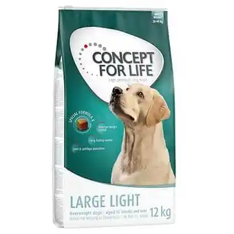 Zooplus 1,5kg Large Light Concept for Life Hondenvoer aanbieding