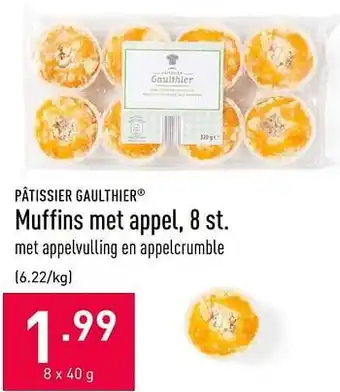 Muffins met appel