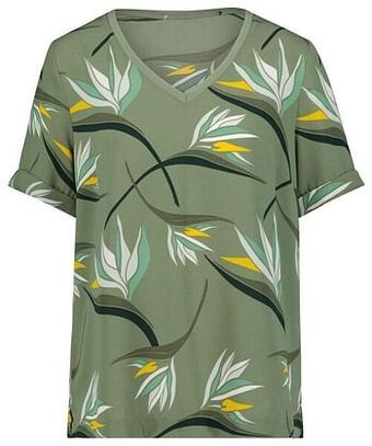 HEMA HEMA Dames Top Bladeren Lichtgroen (lichtgroen) aanbieding