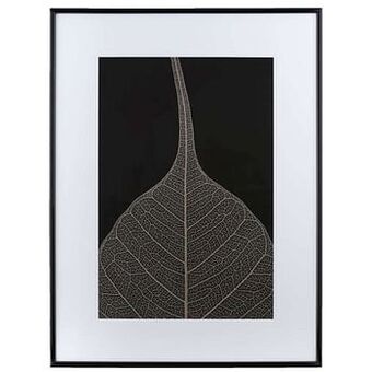 Leen Bakker Fotolijst Easy Frame - zwart - 60x80 cm - Leen Bakker aanbieding