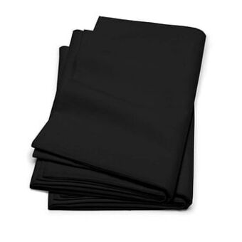 Leen Bakker Cinderella kussensloop katoen (2 stuks) - zwart - 60x70 cm - Leen Bakker aanbieding