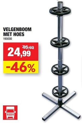 Hubo Velgenboom met hoes aanbieding