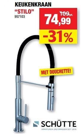 Hubo Keukenkraan stilo aanbieding