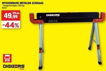 Hubo Opvouwbare metalen schraag aanbieding