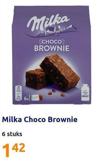 Action Milka choco brownie aanbieding