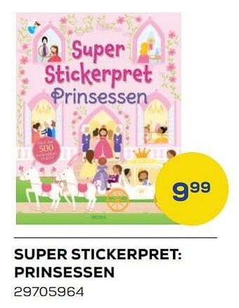 Supra Bazar Super stickerpret: prinsessen aanbieding