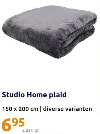 Action Studio home plaid aanbieding