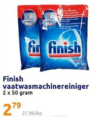 Action Finish vaatwasmachinereiniger aanbieding