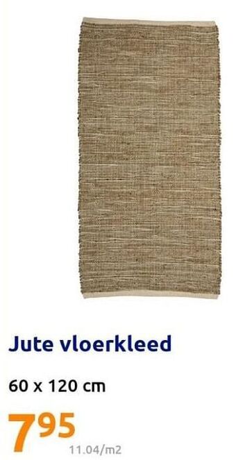 Action Jute vloerkleed aanbieding