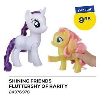 Supra Bazar Shining friends fluttershy of rarity aanbieding