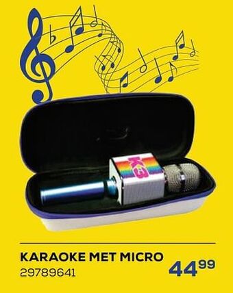 Karaoke met micro