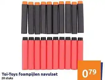 Action Toi-toys foampijlen navulset aanbieding