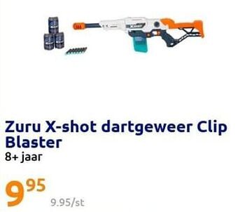 Action Zuru x-shot dartgeweer clip blaster aanbieding