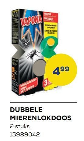 Supra Bazar Dubbele mierenlokdoos aanbieding