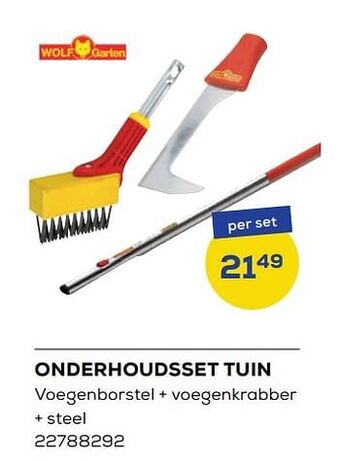 Onderhoudsset tuin
