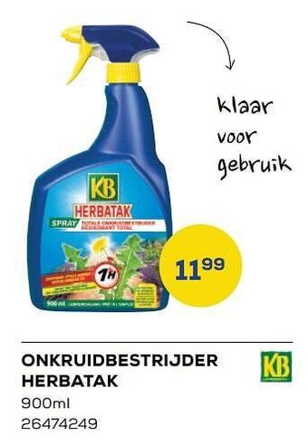 Onkruidbestrijder herbatak