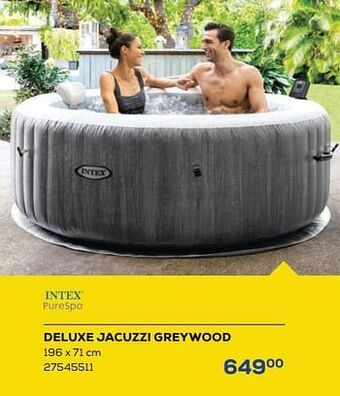 Supra Bazar Deluxe jacuzzi greywood aanbieding