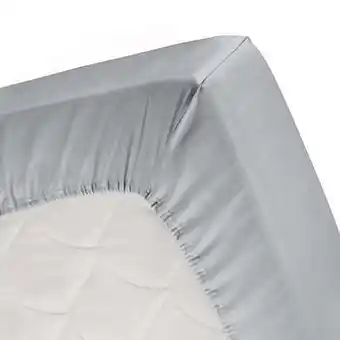 Leen Bakker Cinderella hoeslaken - lichtgrijs - 160x200/210 cm - Leen Bakker aanbieding